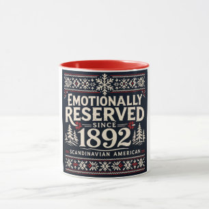 Caneca Humor Escandinavo - Reservado Emocionalmente