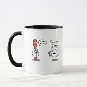 Caneca Humor Sarcástico Gráfico Médico Piada Sassy Meme