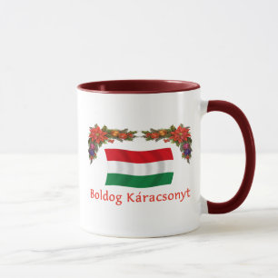 Caneca Hungarian Boldog Karacsonyt
