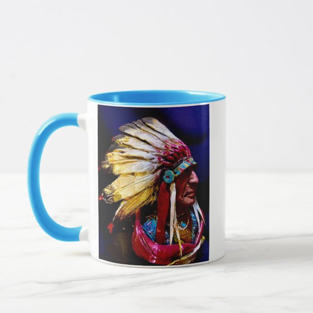 Caneca "Hunkpapa" Chief original art Mug (Esquerda)