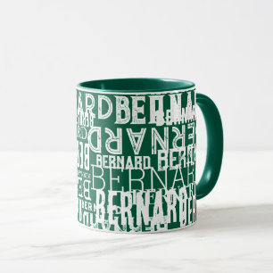 Caneca Hunter-Green com Nomes Repetidos por toda p