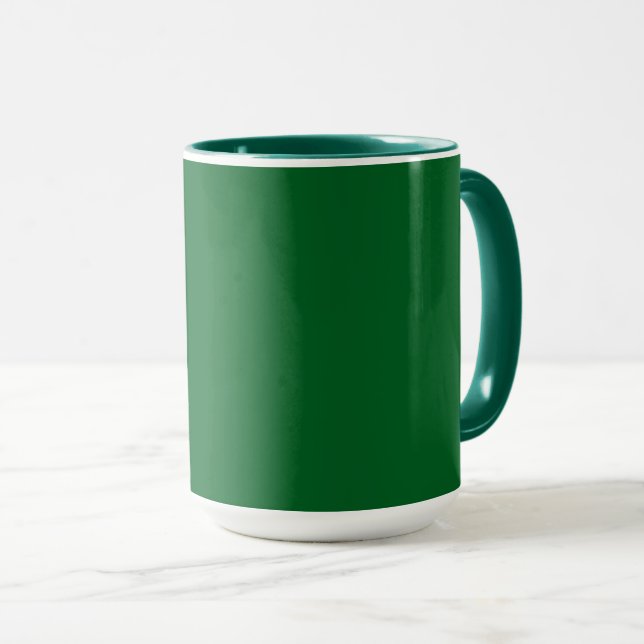Caneca Hunter green, deep rich shade, (Frente Esquerda)
