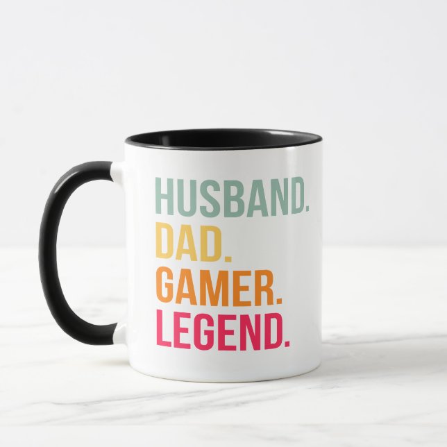 Caneca Husband Dad Gamer Legend (Esquerda)