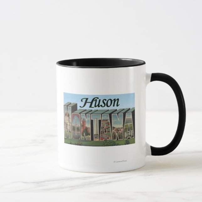 Caneca Huson, MontanaLarge - Letra ScenesHuson, MT (Direita)