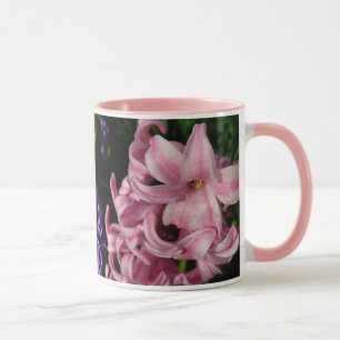 Caneca Hyacinth Primavera Floral rosa