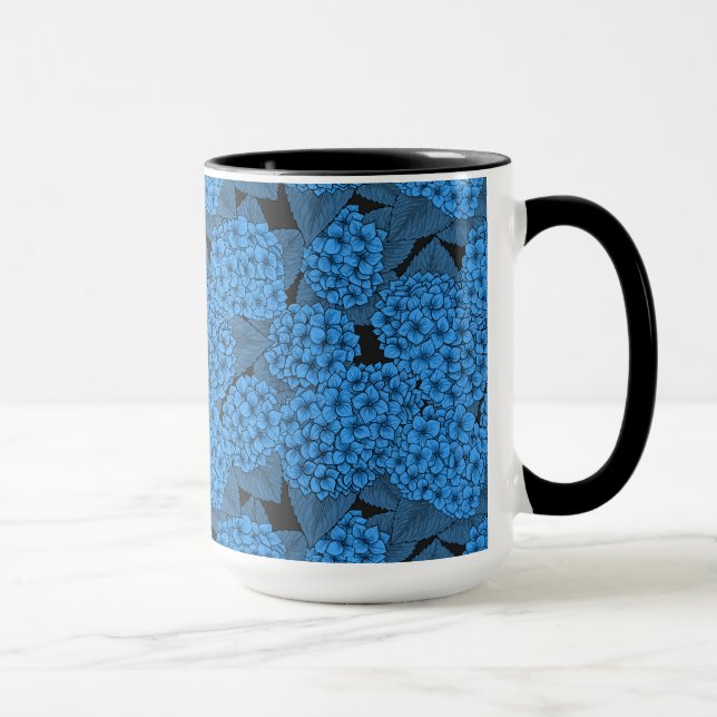 Caneca Hydrangea azul (Direita)
