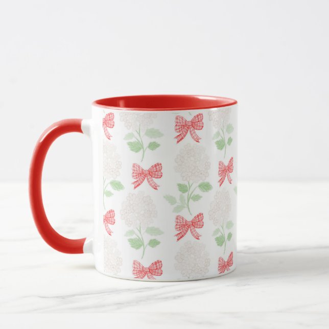 Caneca Hydrangea e Arcos Red Mug (Esquerda)
