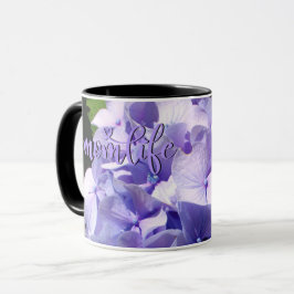 Caneca Hydrangea púrpura #momlife