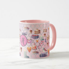 Caneca Hygge Mugs Cozy Life Personalizou Folkart Pink