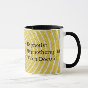 Caneca Hypnotist, Hypnotherapist & doutor de bruxa