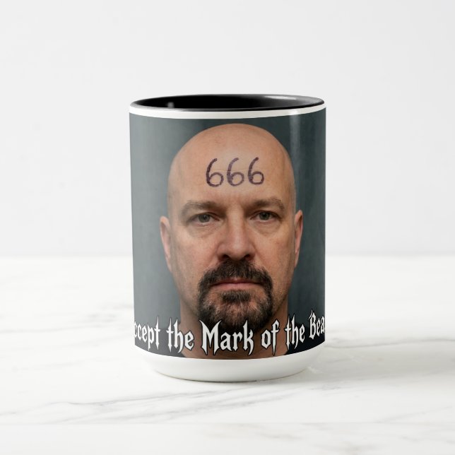 Caneca I Accept the Mark of the Beast (Centro)