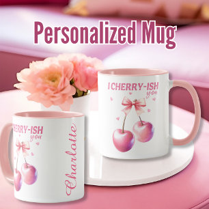 Caneca "I Cherry-ish" Gif do Namorados Personalizado