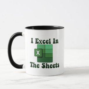 Caneca I Excel Nas Folhas - Folha De Cálculo Do Excel Lov