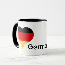 Caneca I Heart Germany Flag