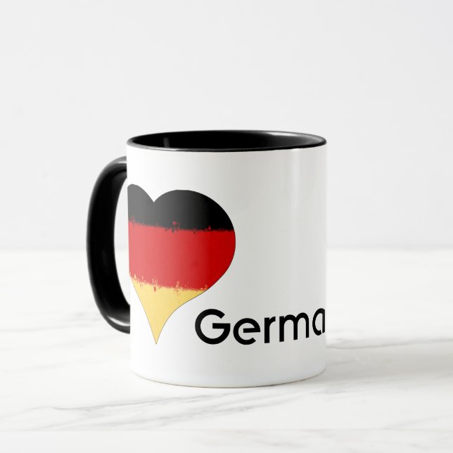 Caneca I Heart Germany Flag (Frente Esquerda)