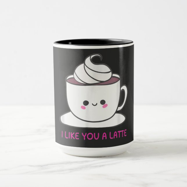 Caneca I Like You A Latte (Centro)