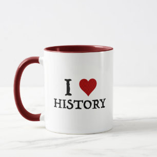 Caneca I Love (Heart) History
