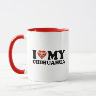 Caneca I Love (Heart) My Chihuahua