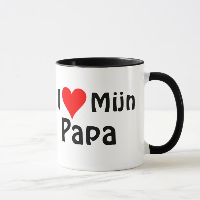Caneca I Love papa mok (Direita)