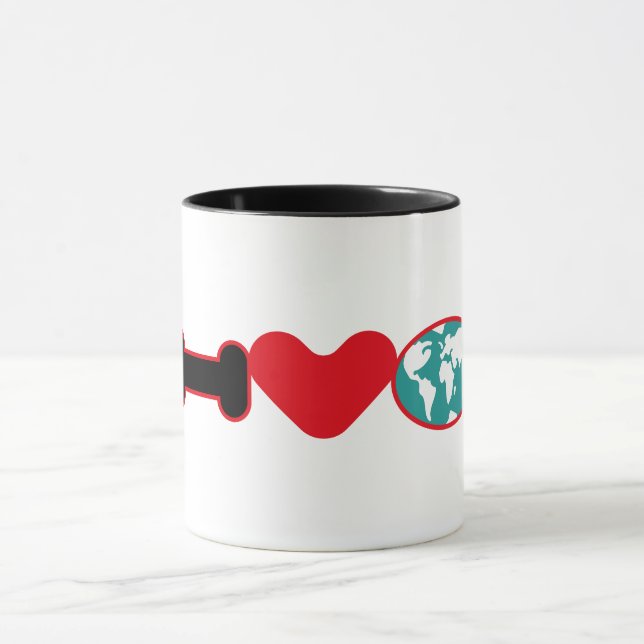 CANECA I LOVE THE WORLD BY MASANSER PIXELAT (Centro)