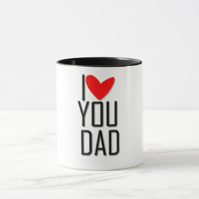 Caneca - I love you dad (Centro)