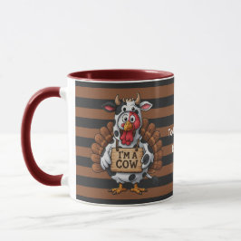 Caneca I’m a Cow Turkey | Funny Thanksgiving Disguise
