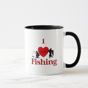 Caneca I Pescar Coração