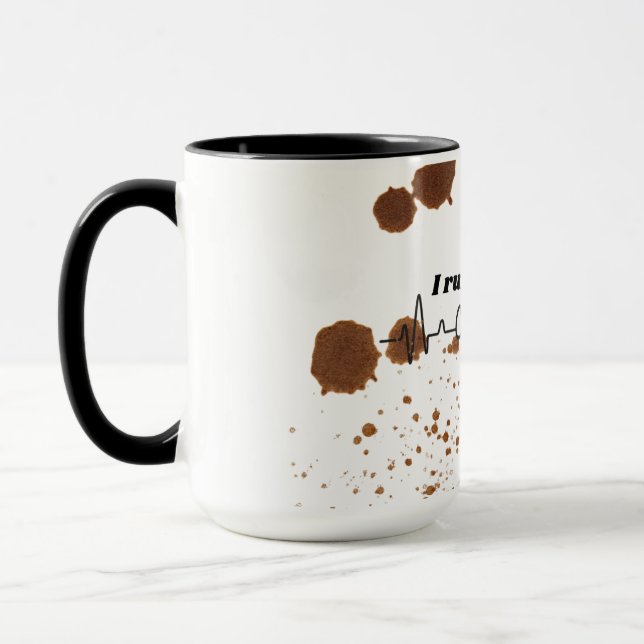 Caneca I Run on Coffee and Memes Mug | Coffee Lover Gift  (Esquerda)