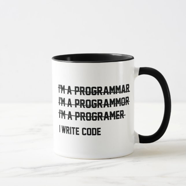 Caneca I Write Code (Direita)