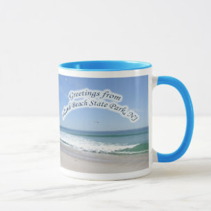 Caneca IBSP Saudações Mug Island Beach Park NJ