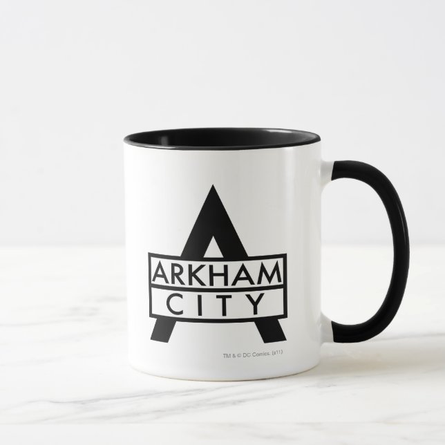 Caneca Ícone da Cidade Arkham (Direita)