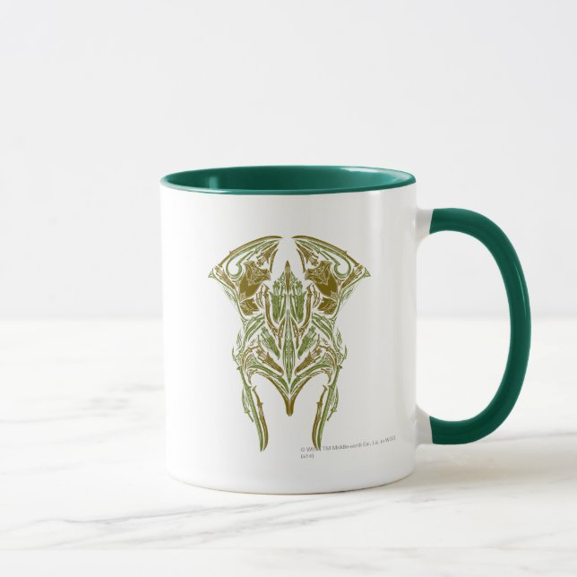 Caneca Ícone do capacete de armas elven (Direita)