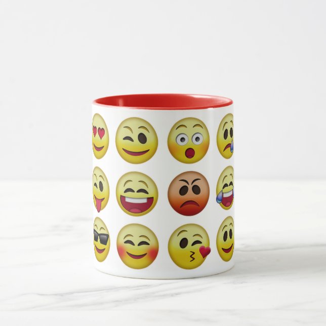 Caneca Ícone Emoji Enfrenta Mug Combo (Centro)