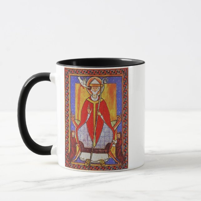 Caneca Ícone medieval de São Gregório Magno (Esquerda)