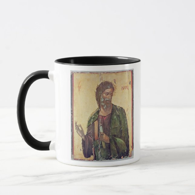 Caneca Ícone que descreve St Andrew (Esquerda)