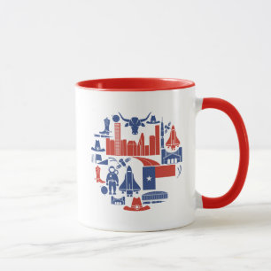 Caneca Ícones de Houston Texas