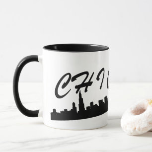 Caneca Iconic Chicago City Skyline Mug