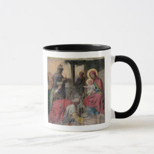 Caneca Iconografia ortodoxa sérvia na Igreja de Valjevo. 
