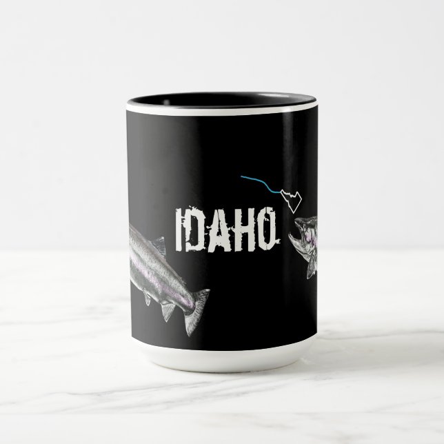 CANECA IDAHO STEELHEAD - AQUI PESCA PESCADA - BRILHO (Centro)