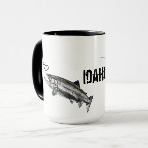 CANECA IDAHO STEELHEAD - AQUI PESCA PESCADA - IDAHO BRILH