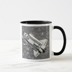 Caneca Ideia aérea da descoberta do vaivém espacial