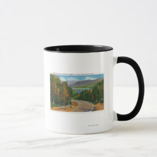 Caneca Ideia da fuga do Mt da língua do ponto do dia do
