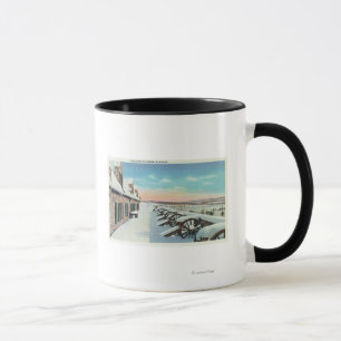 Caneca Ideia da plataforma sul no inverno
