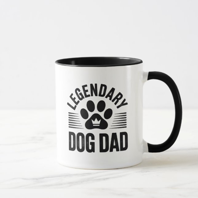 Caneca Ideia de Presente para Pai de Cachorro - Design Le (Direita)