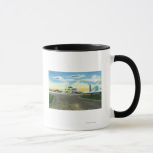 Caneca Ideia do campo de Brainard, planos que aterram &