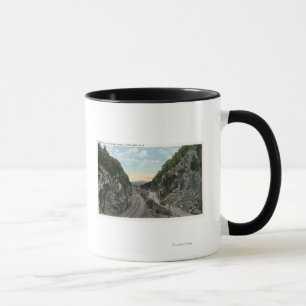 Caneca Ideia do entalhe de Crawford da porta dobro