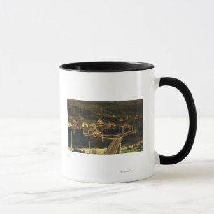 Caneca Ideia do sul da parcela de distrito da residência