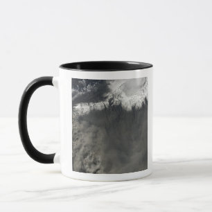 Caneca Ideia satélite de uma pena 4 da cinza