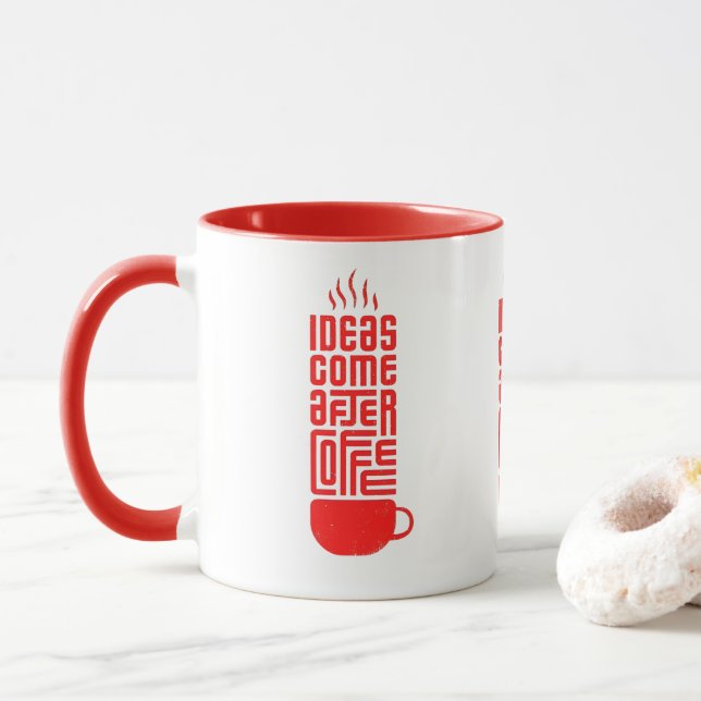 Caneca Ideias Depois do Café (Com Donut)