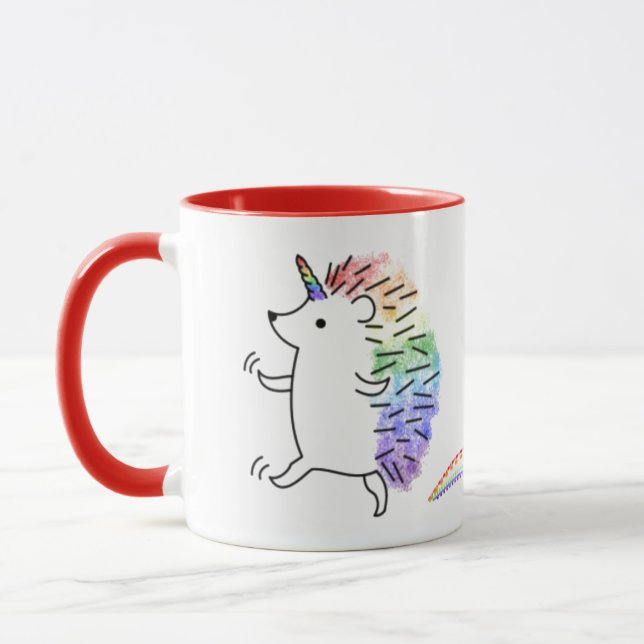 Caneca Ignorando Hedgicorn (Esquerda)